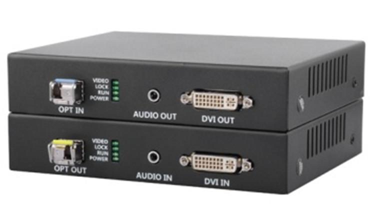 Оптические передатчик + приемник  DVI по оптике, NO-DVI-10 MINI