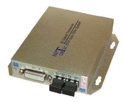 Оптические передатчик + приемник  DVI по оптоволокну, NO-DVI-20