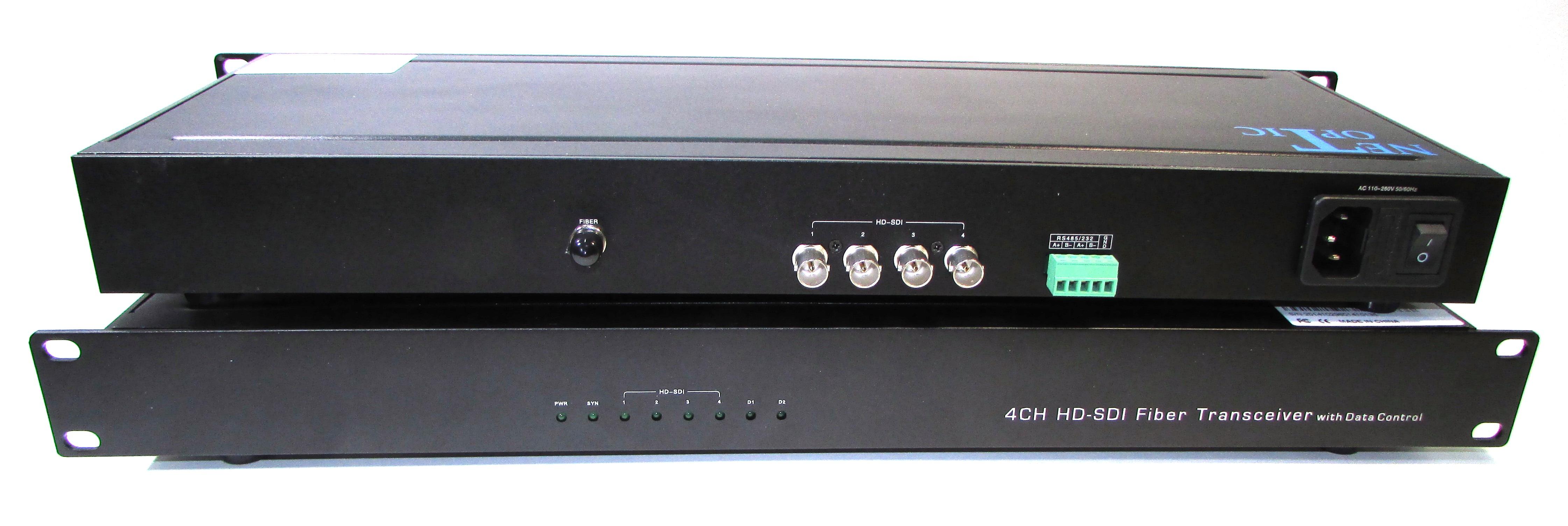 Комплект для передачи 4 сигналов SD/HD-SDI, NO-4xHD-SDI-20