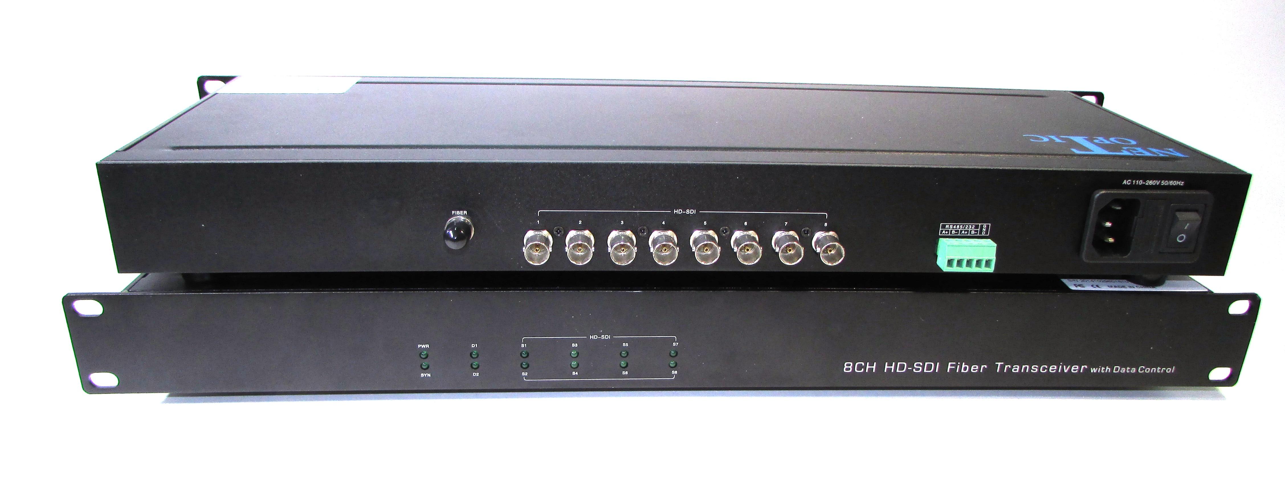 Комплект для передачи 8 сигналов SD/HD-SDI, NO-8xHD-SDI-20