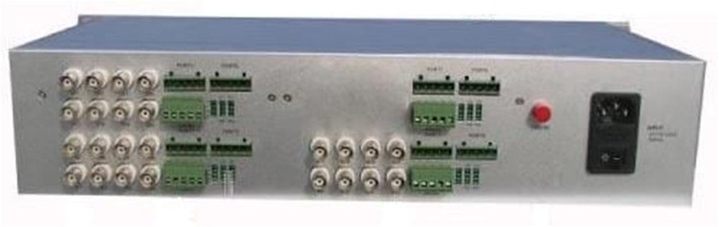 24 канала видео + 3 канала двунаправленных данных RS-485 по оптоволокну NO-2403-30 (исп. rackmounte 19")