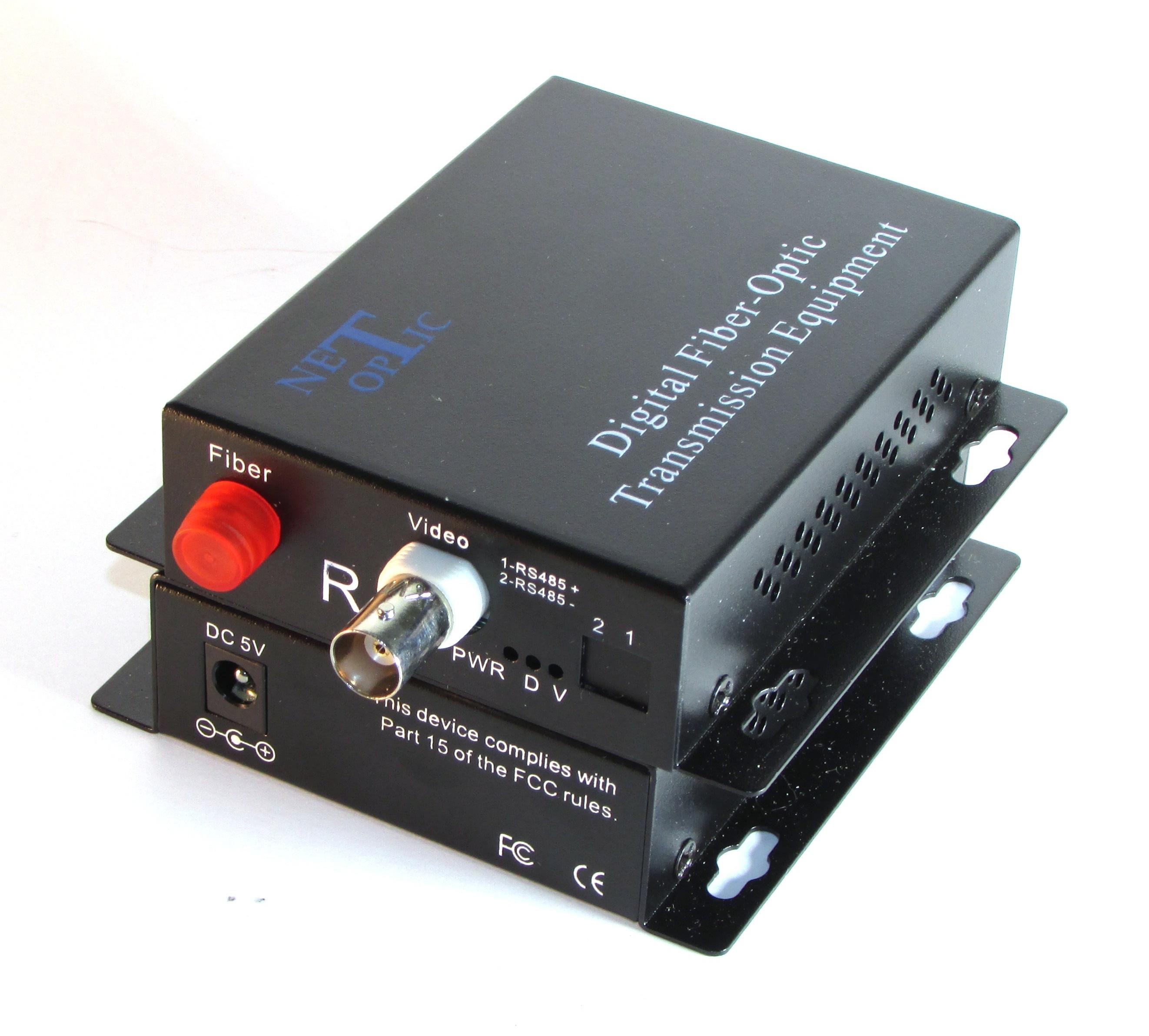Передача 1 (одного) видеосигнала по оптике NO-Z1V-20
